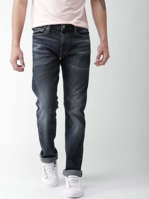 

Levis Men Blue Slim Straight Fit Low-Rise Clean Look Stretchable Jeans 513