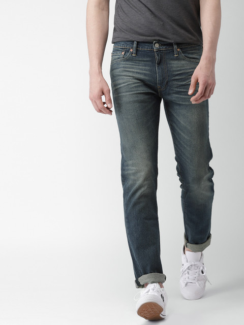 

Levis Men Blue Slim Fit Mid-Rise Clean Look Stretchable Jeans 513