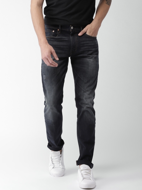 

Levis Men Blue Slim Tapered Fit Low-Rise Low Distress Stretchable Jeans 512