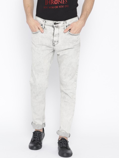 

Levis Men Grey Regular Fit Mid-Rise Clean Look Stretchable Jeans