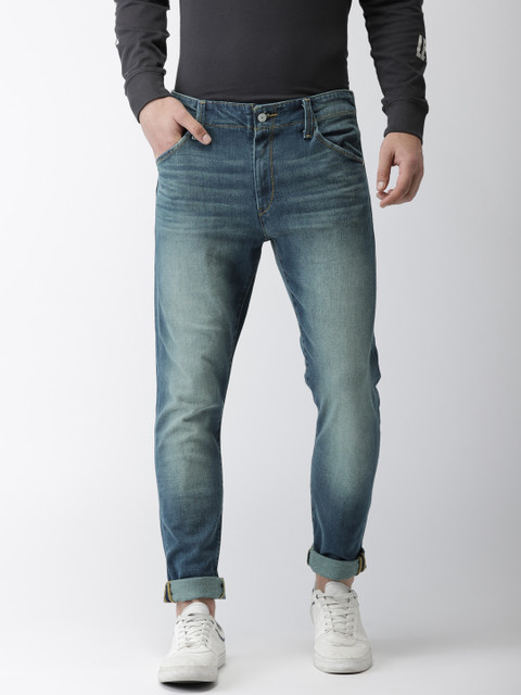 

Levis Men Blue Tapered Fit Mid-Rise Clean Look Stretchable Jeans 512