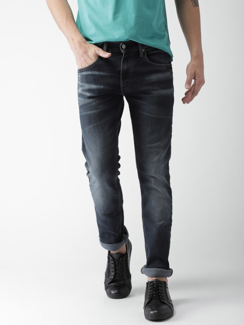 

Levis Men Blue Skinny Fit Mid-Rise Clean Look Stretchable Jeans 65504