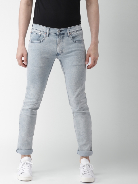 

Levis Men Blue Skinny Fit Mid-Rise Clean Look Stretchable Jeans 65504