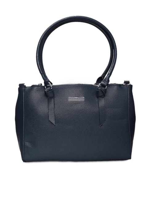 

Jones New York Blue Textured Handheld Bag, Navy blue