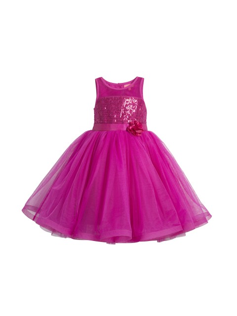 

Toy Balloon kids Girls Pink Embellished Empire Dress