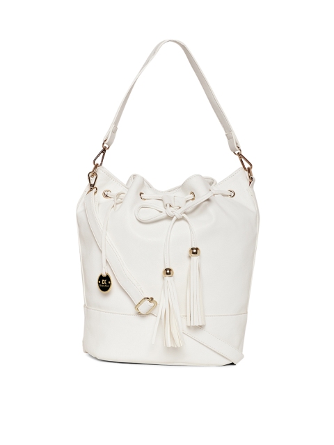

Diana Korr Women White Solid Shoulder Bag