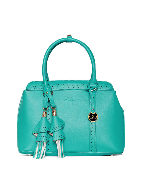 

Diana Korr Sea Green Solid Handheld Bag