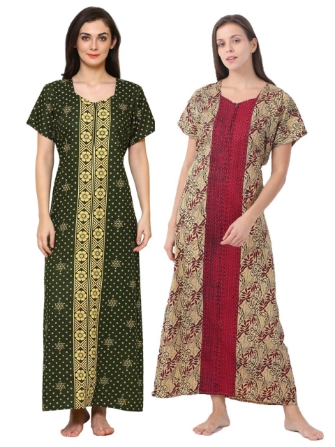 

Klamotten Pack of 2 Nightdresses 242Rd21-242G24, Beige