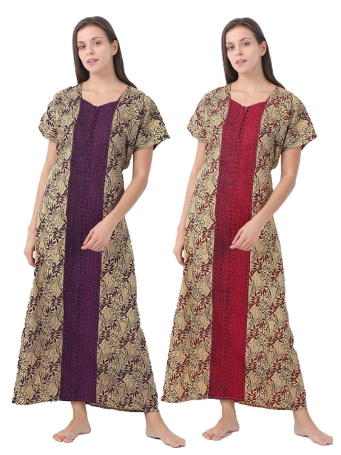 

Klamotten Pack of 2 Nightdresses 242Rd21-242J21, Beige