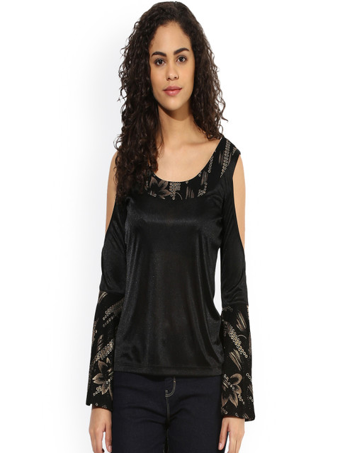 

Texco Women Black Solid Top