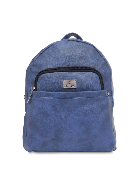 

ESBEDA Women Blue Solid Backpack