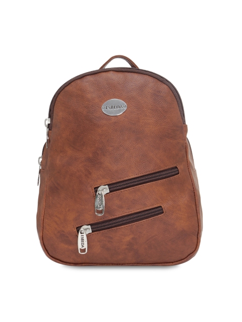 

ESBEDA Women Tan Solid Backpack