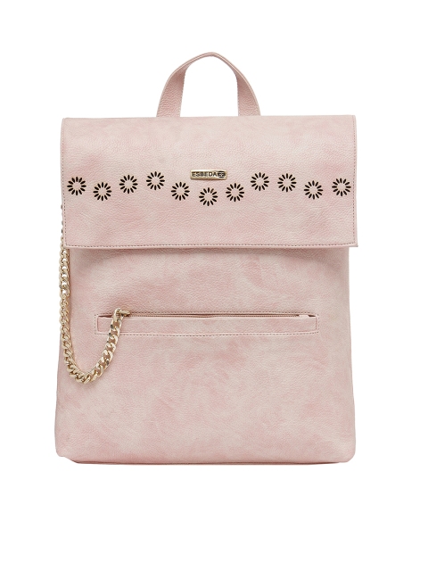 

ESBEDA Women Pink Solid Backpack