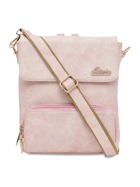 

ESBEDA Women Pink Solid Backpack
