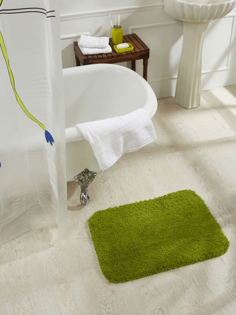 

Obsessions Green Rectangular Bath Mat