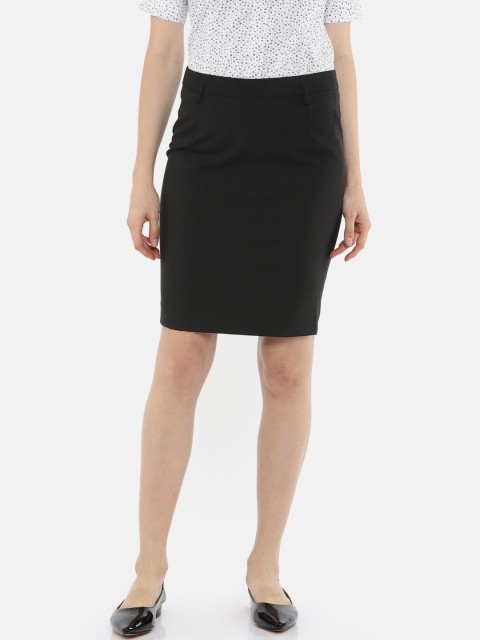 

Arrow Woman Black Formal Pencil Skirt