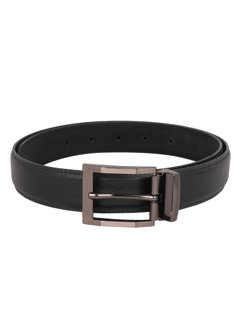 

OsaiZ Men Black Textured Belt