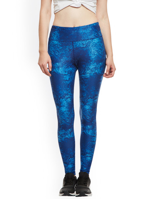 

Claura Women Blue Printed Tights