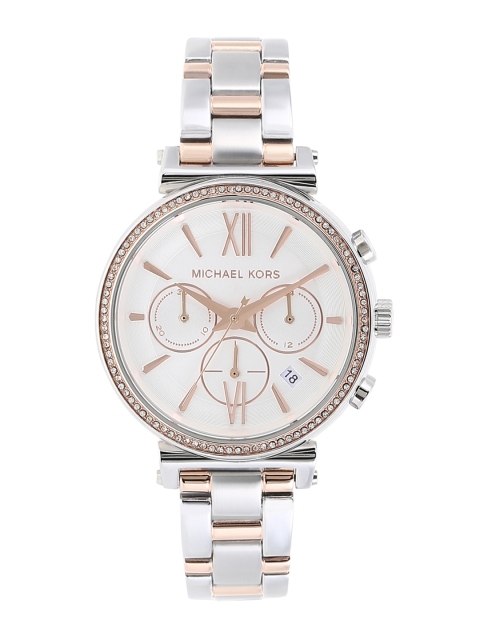 

Michael Kors SOFIE Women Silver Analogue Watch MK6558