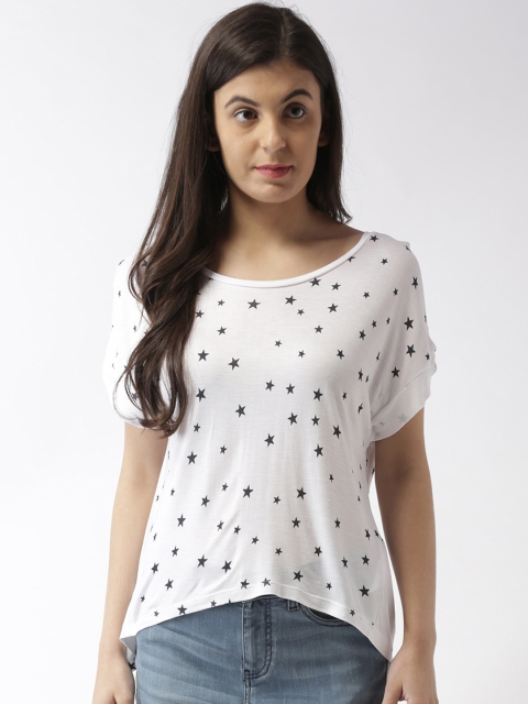 

Blue Saint Women White Printed Top
