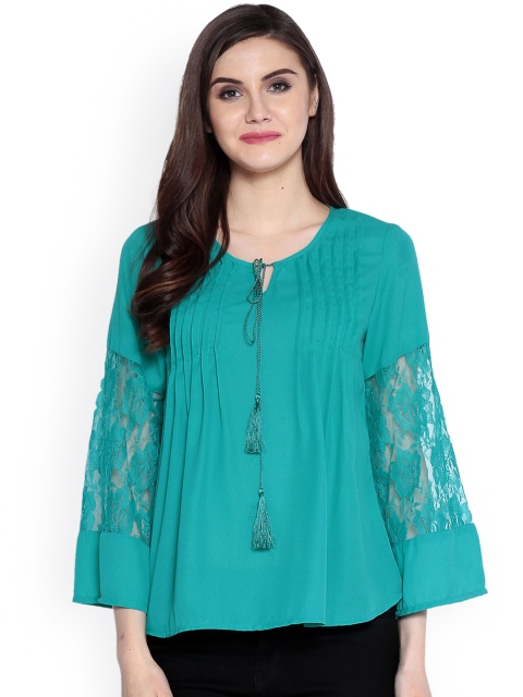 

Abiti Bella Women Teal Solid Top