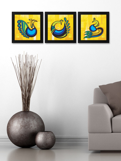 

Story@Home Set of 3 Wall Paintings, Multi