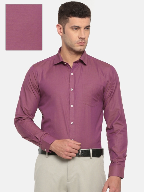 

Excalibur Men Fuchsia Classic Fit Solid Formal Shirt