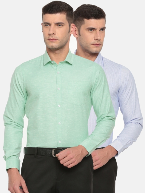 

Excalibur Men Assorted Pack of two Slim Fit Formal Shirt