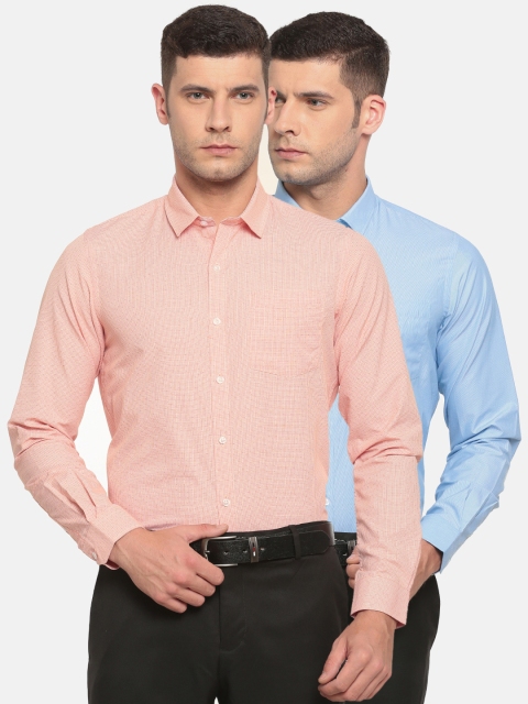 

Excalibur Men Assorted Pack of two Slim Fit Formal Shirt