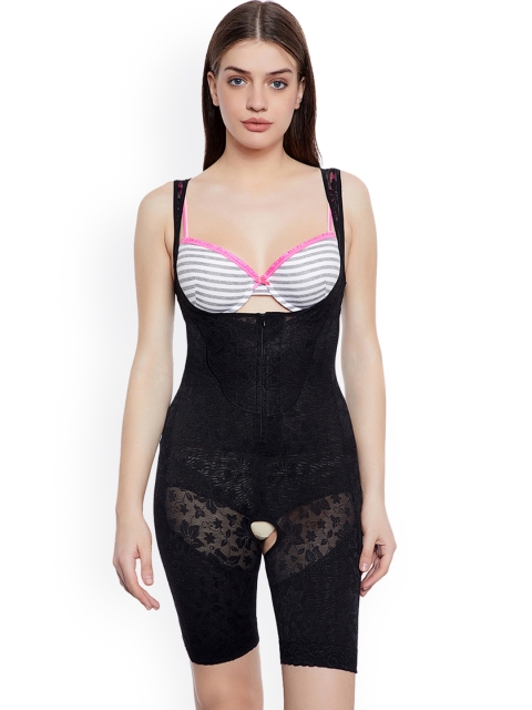 

Clovia Black High Compression Body Suit