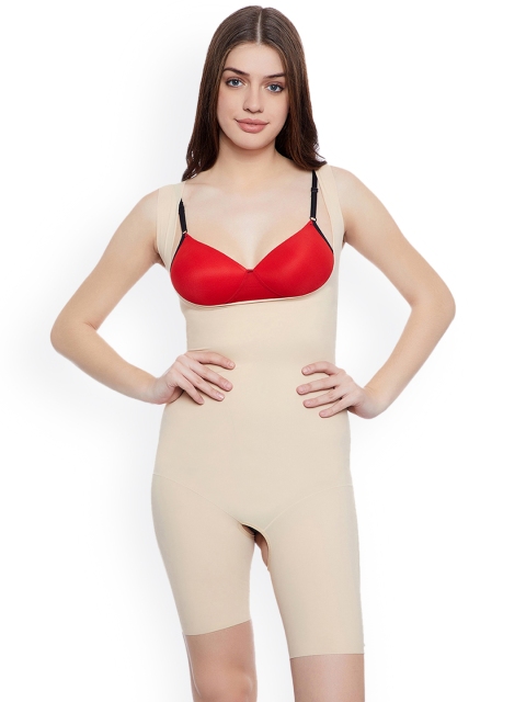 

Clovia Beige High Compression Body Suit