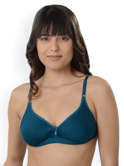 

Da Intimo Blue Solid Non-Wired Non Padded Everyday Bra DI985