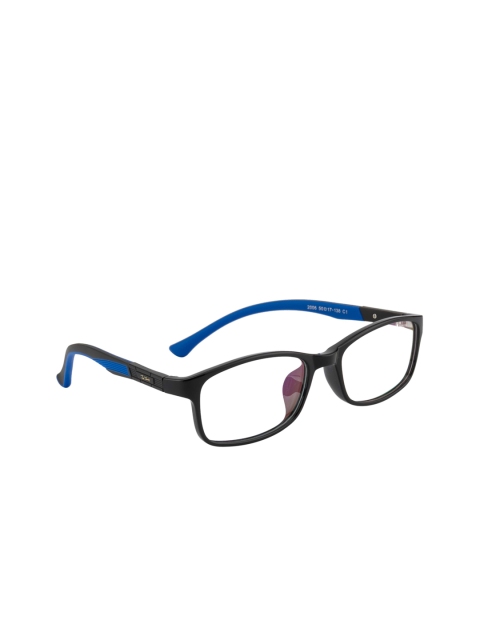 

Ted Smith Unisex Black Solid Full Rim Rectangle Frames TS-2006_C1