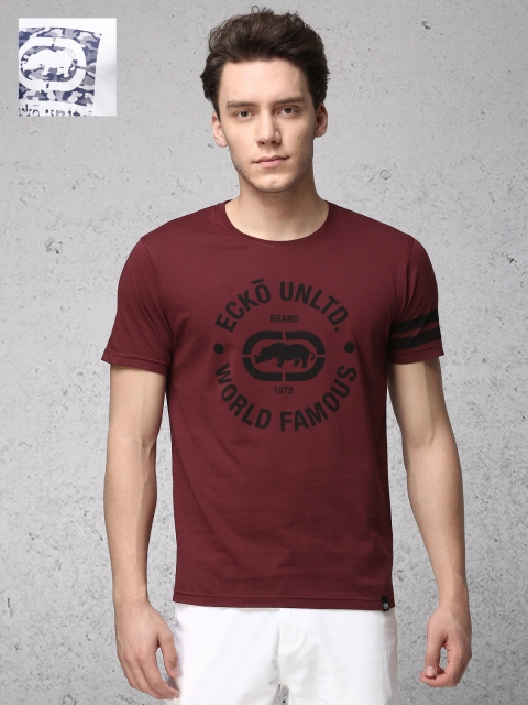 

Ecko Unltd Men Pack of 2 Round Neck T-shirts, White