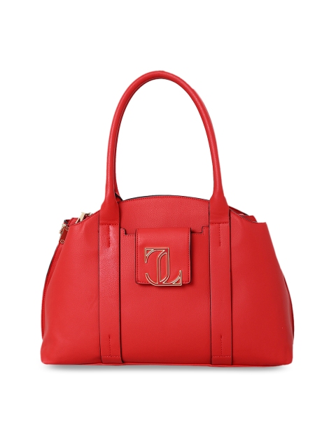 

Jennifer Lopez Red Textured Shoulder Bag