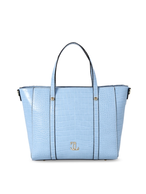 

Jennifer Lopez Blue Textured Shoulder Bag