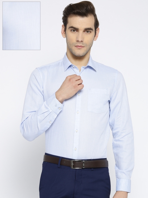 

Blackberrys Men Blue Slim Fit Solid Smart Casual Shirt