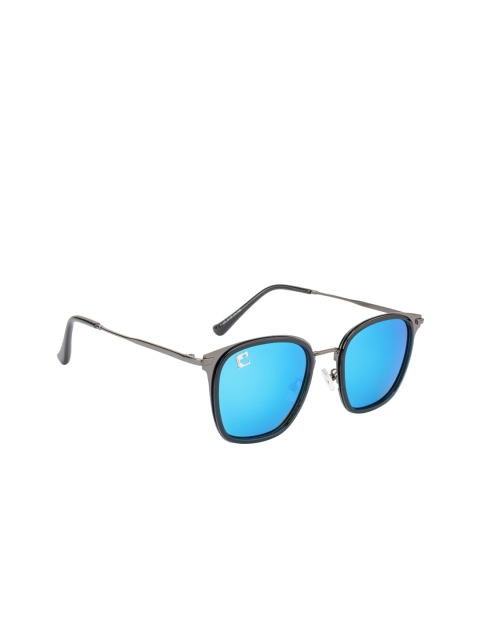 

Clark N Palmer Unisex Square Sunglasses, Blue