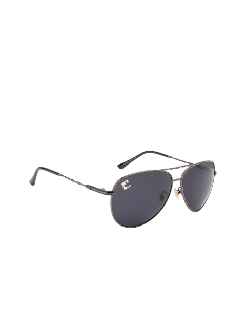 

Clark N Palmer Unisex Aviator Sunglasses, Black