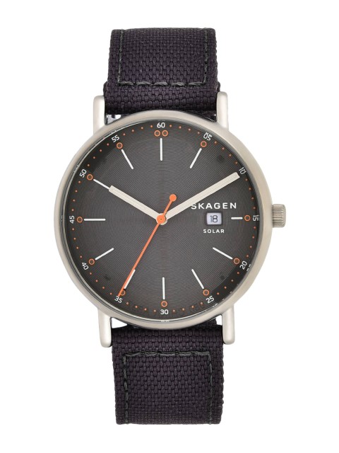 

SKAGEN Men Grey & Silver-Toned Analogue Watch