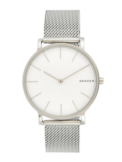 

SKAGEN Men White & Silver-Toned Analogue Watch