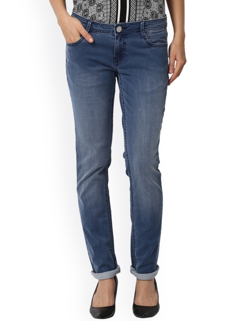 

Van Heusen Woman Blue Regular Fit Mid-Rise Clean Look Jeans