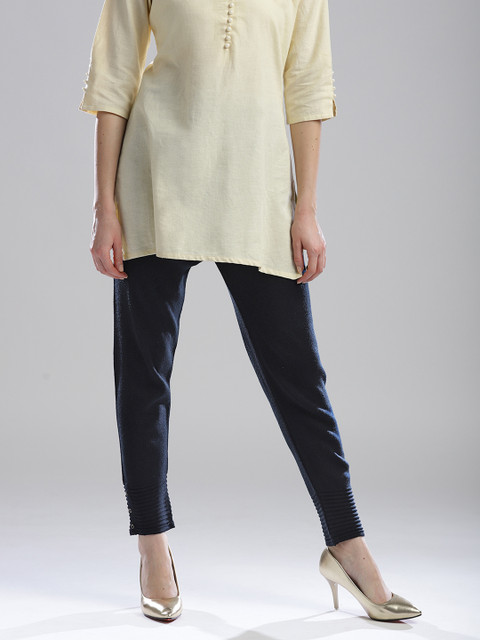 

W Navy Blue Winter Leggings