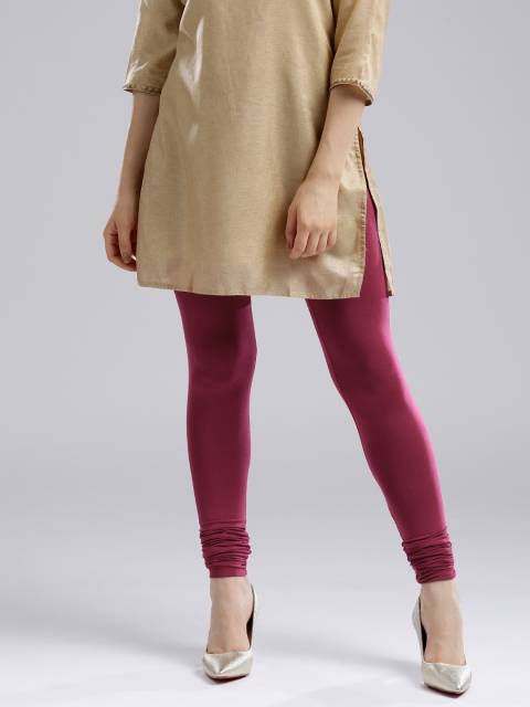

Wishful by W Women Pink Churidar Leggings