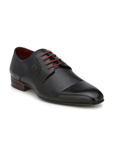 

Alberto Torresi Men Black Leather Formal Shoes