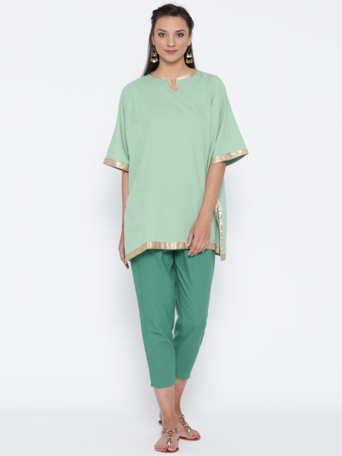 

Mirage Jade Green Kurti with Pants