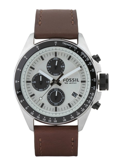 

Fossil Men Off-White Dial Chronograph Watch CH2882I