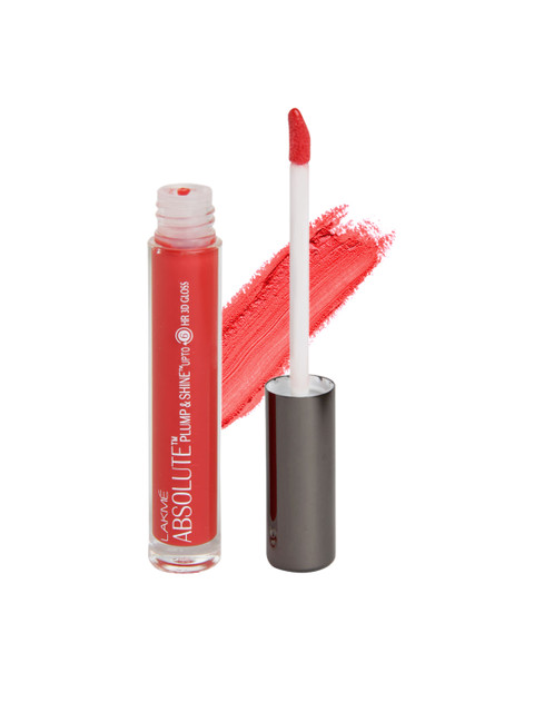 

Lakme Absolute Plump & Shine Lip Gloss - Crimson Shine 3ml, Red