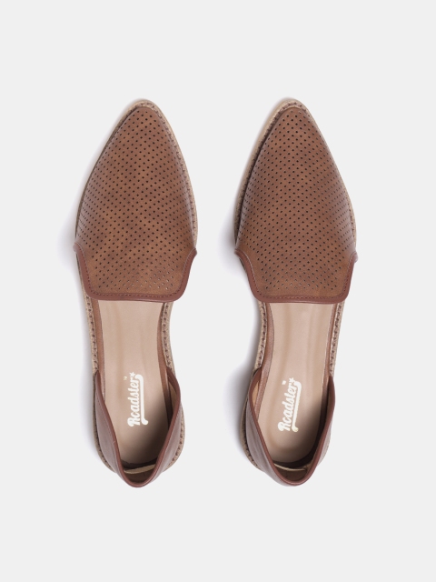 

Roadster Women Brown Solid Flat Shoes