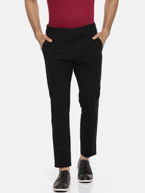

Van Heusen Sport Men Black Tapered Fit Solid Chinos
